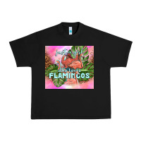 Black just a girl who loves flamingo Urban Heavy Tee - TumblerDesignByShophia
