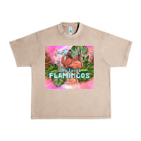 French Oak just a girl who loves flamingo Urban Heavy Tee - TumblerDesignByShophia