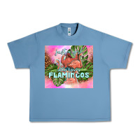 Pebble Blue just a girl who loves flamingo Urban Heavy Tee - TumblerDesignByShophia