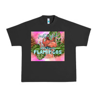 Pigment Black just a girl who loves flamingo Urban Heavy Tee - TumblerDesignByShophia