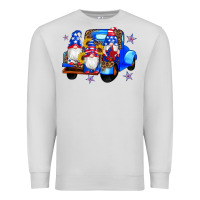 Dove Grey american flag gnomes truck sunflowers star leopard Premium Sweatshirt - Artiststas