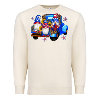 Sandshell american flag gnomes truck sunflowers star leopard Premium Sweatshirt - Artiststas