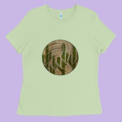 Old Cactus Vintage Volleyball Ladies Tee Designed By Bettercallsaul