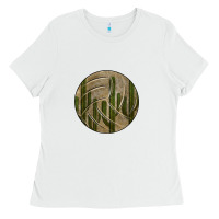 White Old Cactus Vintage Volleyball Ladies Tee - Bettercallsaul