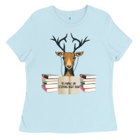 Baby Blue Yes Mama I Am Studying Right Now, Deer Ladies Tee - Bettercallsaul