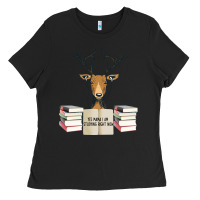 Black Yes Mama I Am Studying Right Now, Deer Ladies Tee - Bettercallsaul