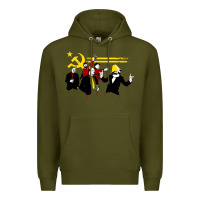 Army Green the communist party Premium Hoodie - minhPixels