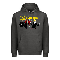 Charcoal Heather the communist party Premium Hoodie - minhPixels