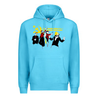 Ocean Blue the communist party Premium Hoodie - minhPixels