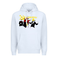 White the communist party Premium Hoodie - minhPixels