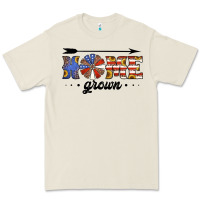Home Grown American Flag Windmill Premium Tee | Teevron