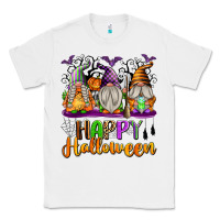 White Happy Halloween Gnomes Classic Tee - texasbilliewilder