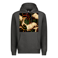 Charcoal Heather african ethnic animal seamless pattern Premium Hoodie - BundleAndBundleShop