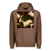 Chestnut african ethnic animal seamless pattern Premium Hoodie - BundleAndBundleShop