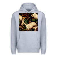 Heather Grey african ethnic animal seamless pattern Premium Hoodie - BundleAndBundleShop