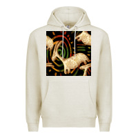 Oatmeal Heather african ethnic animal seamless pattern Premium Hoodie - BundleAndBundleShop