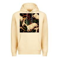 Pina Colada african ethnic animal seamless pattern Premium Hoodie - BundleAndBundleShop