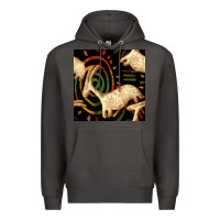 Smoke african ethnic animal seamless pattern Premium Hoodie - BundleAndBundleShop