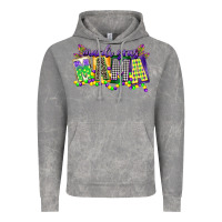 Cloud Rock mardi gras mama Vintage Hoodie - CowGirlArtShop