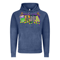 Vintage Denim mardi gras mama Vintage Hoodie - CowGirlArtShop
