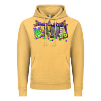 Vintage Mustard mardi gras mama Vintage Hoodie - CowGirlArtShop