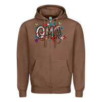 Chestnut christmas nurse qma Zipper Hoodie - CowhideDigitalArt