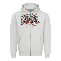 Dove Grey christmas nurse qma Zipper Hoodie - CowhideDigitalArt