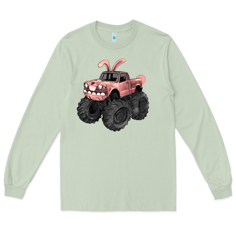 Easter Monster Truck Easter Day Long Sleeve Tee by HowdyJamesFarm | Teevron