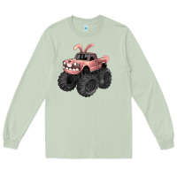 Matcha Easter monster truck Easter Day Long Sleeve Tee - HowdyJamesFarm