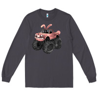 Smoke Easter monster truck Easter Day Long Sleeve Tee - HowdyJamesFarm