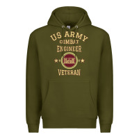 Army Green US Army Combat Engineer Combat Engineer Veteran Gift Premium Hoodie - minhPixels