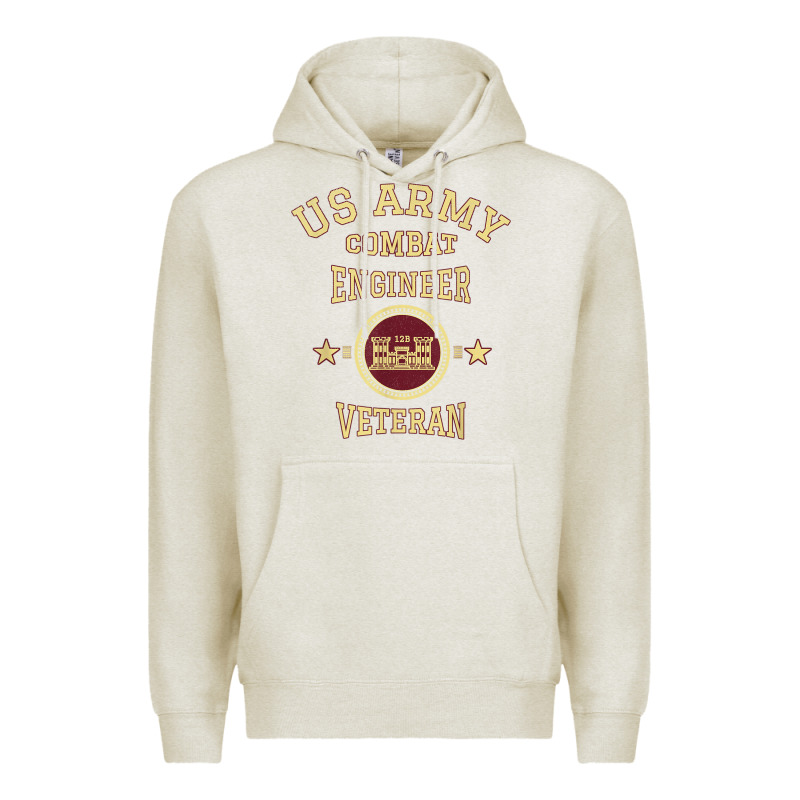 Us Army Combat Engineer Combat Engineer Veteran Gift Premium Hoodie by minhPixels | Teevron