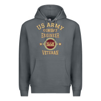 Rock US Army Combat Engineer Combat Engineer Veteran Gift Premium Hoodie - minhPixels