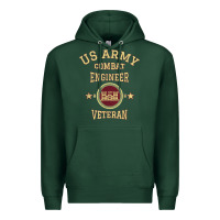 Sports Green US Army Combat Engineer Combat Engineer Veteran Gift Premium Hoodie - minhPixels