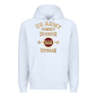 White US Army Combat Engineer Combat Engineer Veteran Gift Premium Hoodie - minhPixels