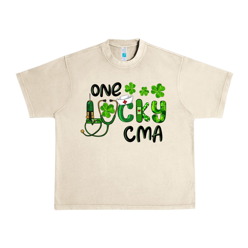 One Lucky Certified Medical Assistant Cma Urban Heavy Tee by RanaPortraitStore | Teevron