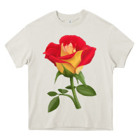 Cream Ketchup And Mustard Rose Heavy Core Tee - LillyAllenDesigns