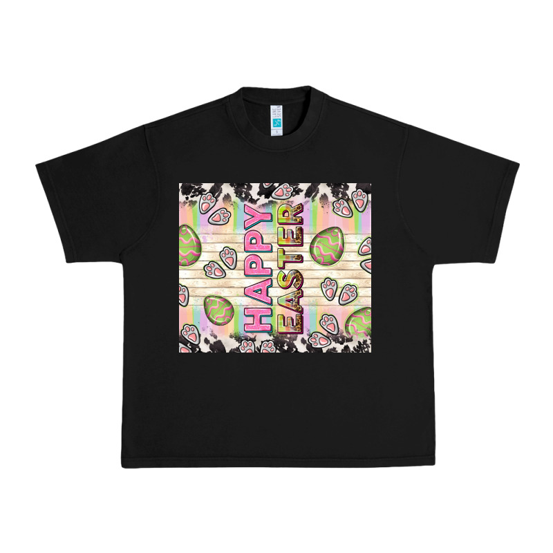 Happy Easter With Cowhide Urban Heavy Tee by TumblerDesignByShophia | Teevron