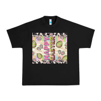 Black happy easter with cowhide Urban Heavy Tee - TumblerDesignByShophia