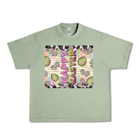 Oil Green happy easter with cowhide Urban Heavy Tee - TumblerDesignByShophia