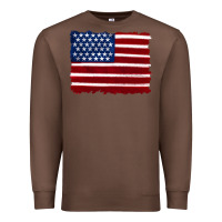Chestnut american flag Premium Sweatshirt - Artiststas
