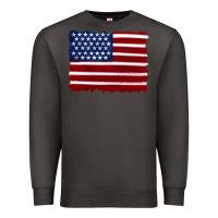 Smoke american flag Premium Sweatshirt - Artiststas