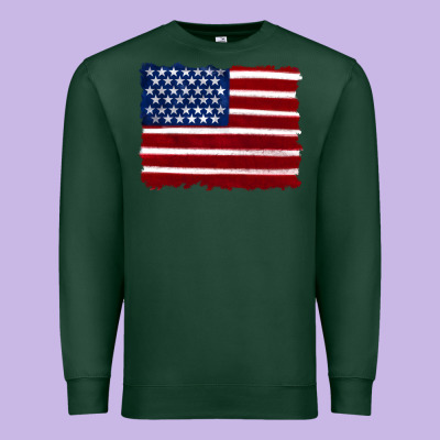 American Flag Premium Sweatshirt Designed By Artiststas