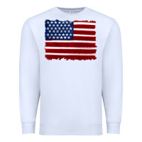 White american flag Premium Sweatshirt - Artiststas