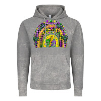 Cloud Rock mardi gras rainbow and fleur de lis Vintage Hoodie - CowGirlArtShop