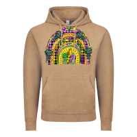 Vintage Coffee mardi gras rainbow and fleur de lis Vintage Hoodie - CowGirlArtShop