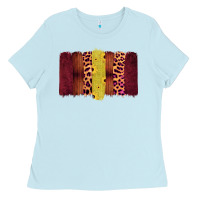 Baby Blue Western Farm Life Brushstrokes Ladies Tee - Bettercallsaul