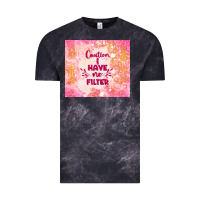 Cloud Black caution i have no filter Vintage Tee - TumblerDesignByShophia