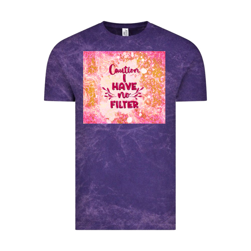 Caution I Have No Filter Vintage Tee by TumblerDesignByShophia | Teevron