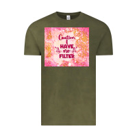 Vintage Olive caution i have no filter Vintage Tee - TumblerDesignByShophia